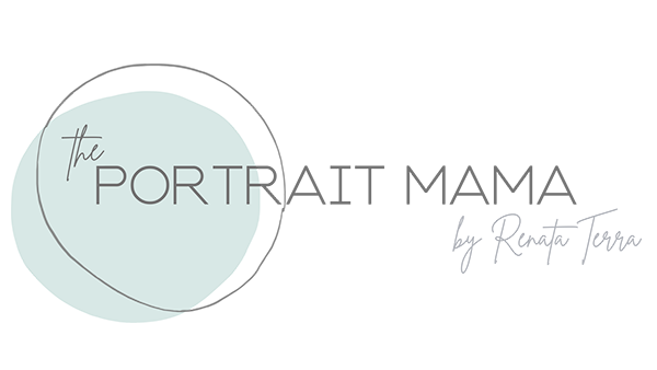 logo with two circles of the Portrait Mama San Diego Photographer